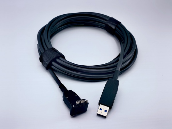Fiber Optic Cable, Straight EMP to Up-Angle
