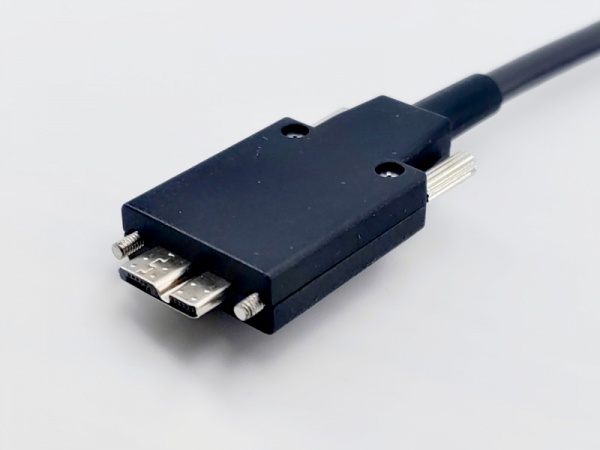 Fiber Optic Cable, Straight EMP to Micro-B