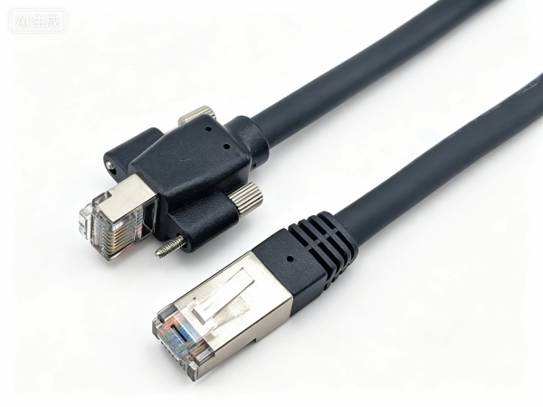 GigE Vision Cables GigE Camera Cable with Top and Bottom Locking Screws